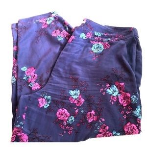 Lark & Ro floral dress pants